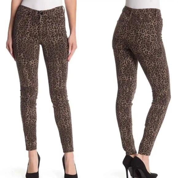 WILLIAM RAST Mid Rise Perfect Skinny Cheetah Animal Print Jeans Size 27 - Picture 1 of 9